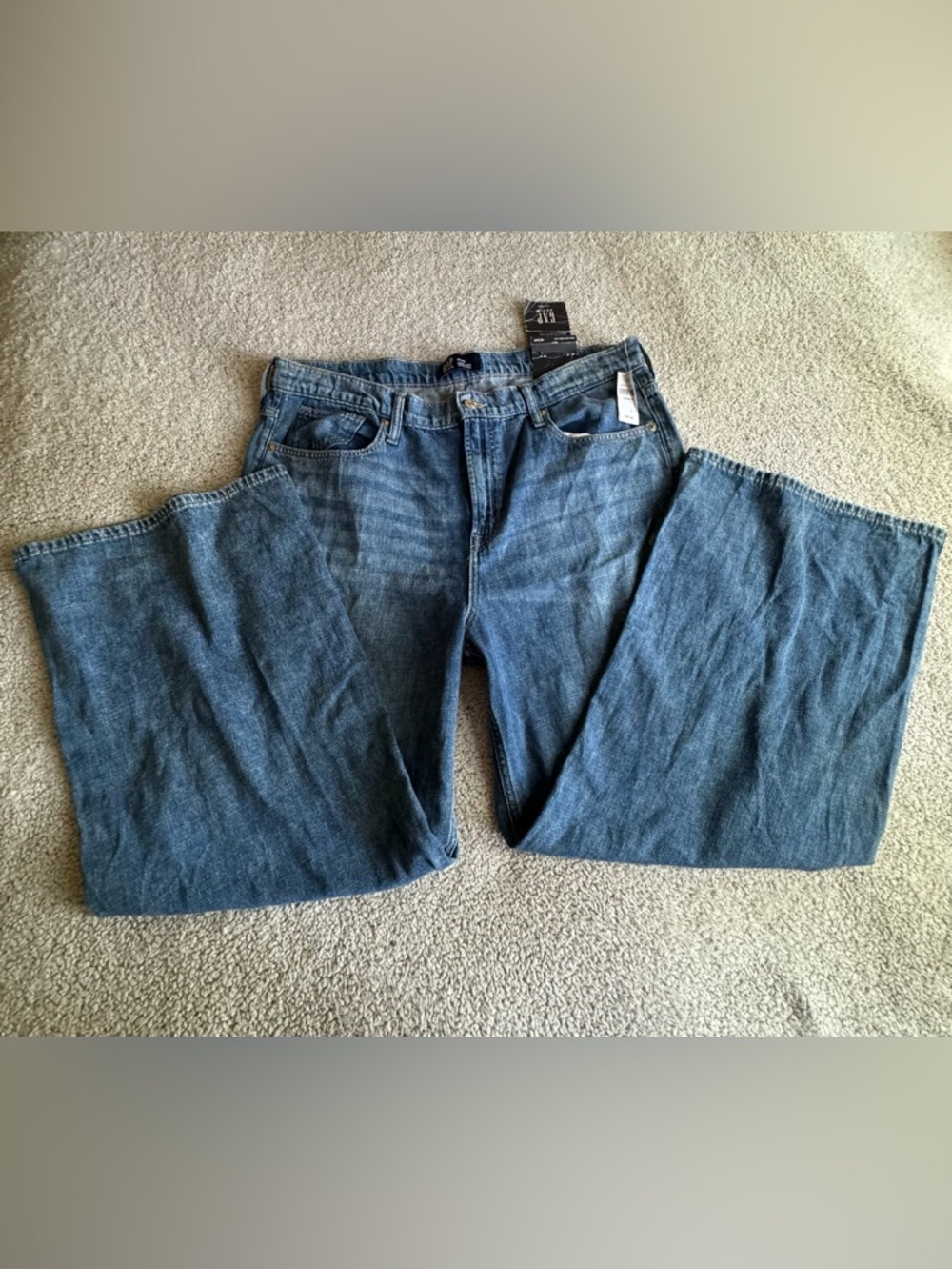 Gap Women’s High Rise Wide-Leg Blue Jeans Size 18/34R